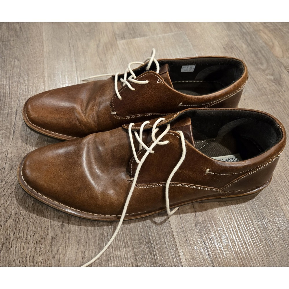 Steve Madden Harpoon Dress Oxfords, Men's Size 13 M, Wood